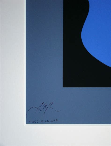 Jean Arp After La Petite Poup E De Grasse Serigrafia