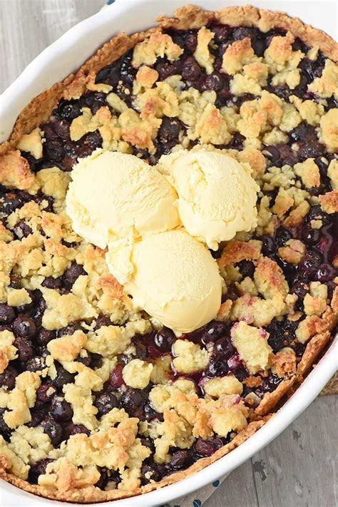 Homemade Blueberry Cobbler Recipe Adventures Of Mel