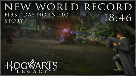 New World Record Hogwarts Legacy Speedrun First Day No Intro