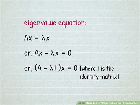 How To Find Eigenvalues And Eigenvectors 8 Steps With Pictures