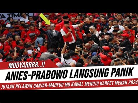 Viral Jutaan Relawan Ganjar Mahfud Bikin Kubu Prabowo Anies Panik