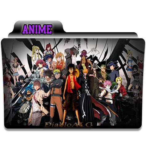 Anime Folder Icon V By Diabloalg By Diabloalg On Deviantart