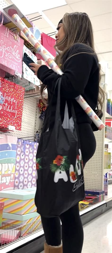 Hot Filipina Asian Juicy Legging Booty With Upshot At Target Video Spandex Leggings