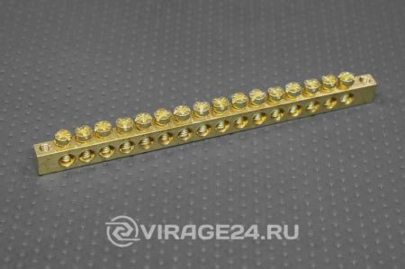 Купить шина "n" нулевая 6х9мм 16/2 (16 групп/крепеж по краям), tdm ...