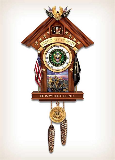 Military Clock Us Army Time Cuckoo Clock Wall Of Clocks