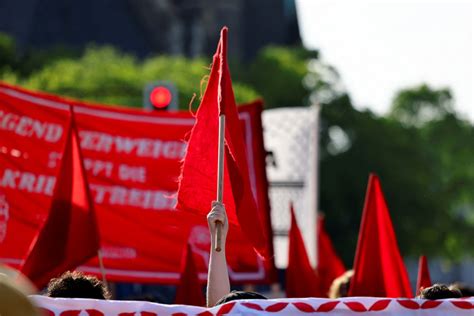 PHOTOS: May Day protests mark turbulent times | PBS News