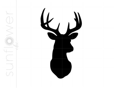 Deer Head Silhouette