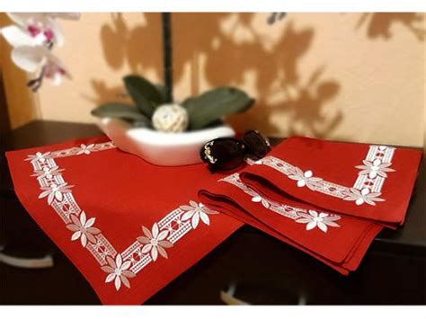 Салфетки с вышивкой | Projects with Machine Embroidery