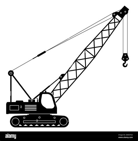 Crane With Manipulator Black And White Stock Photos And Images Alamy