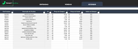 Planilha De Controle De Epi Termo De Entrega Smart Planilhas My