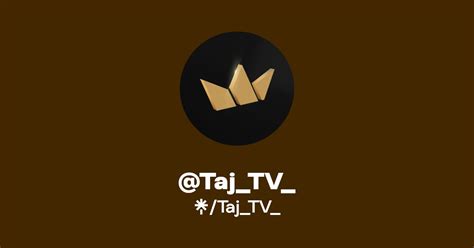 Taj Tv Twitter Instagram Tiktok Twitch Linktree