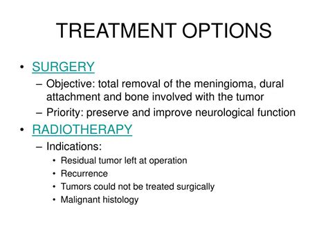 Ppt Management Of Meningiomas Powerpoint Presentation Free Download Id3140945