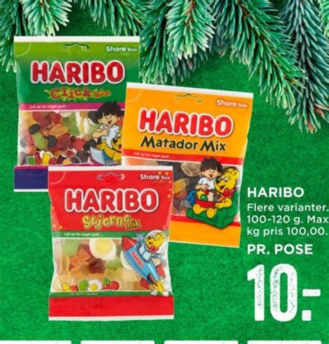 Haribo Matador Mix Slikposer MENY December 2022 Alle Tilbudsavis