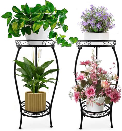 Amazon Wrought Iron Plant Stands Indoor Outdoor Metal Tall Plant