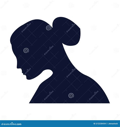 Woman Profile Silhouette Stock Vector Illustration Of Fashion