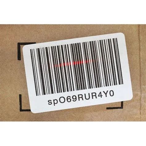 Printed Security Barcode Labels, Packaging Type: Roll at Rs 60/roll in ...