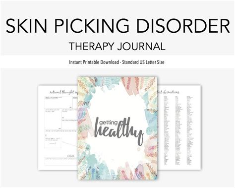 Compulsive Skin Picking Therapy Journal Mental Health