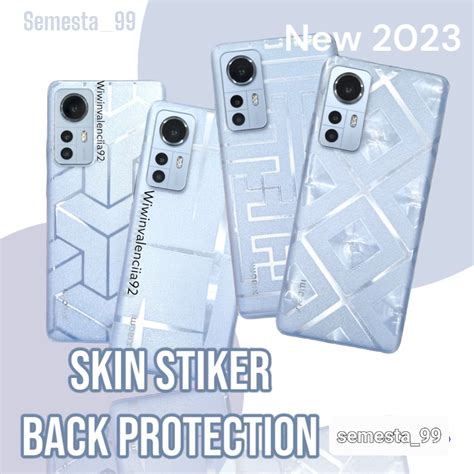 Jual Skin Back Stiker 3D Xiaomi Redmi 13 New 13C 12 5G 4G 12C A3 A2 A1