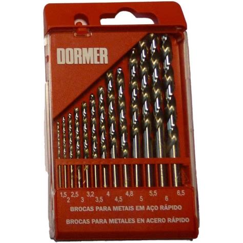 Juego de Mechas DORMER Acero Rápido 13 Pzs Serie A114 FyMFerreteria