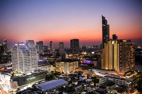 Bangkok Skyline At Night Julias Album