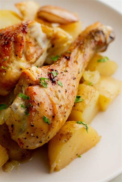 Roasted Garlic Chicken And Potatoes Happy Homeschool Nest