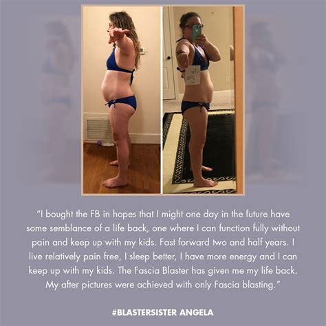 Better sleep and more energy from FasciaBlasting - see her story ...