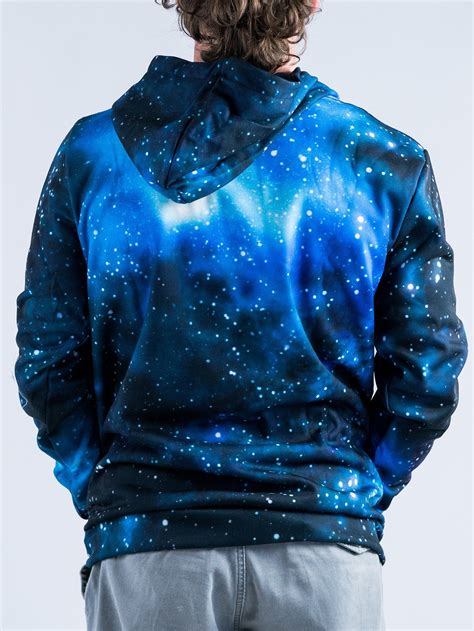 Blue Galaxy Unisex Hoodie Electro Threads