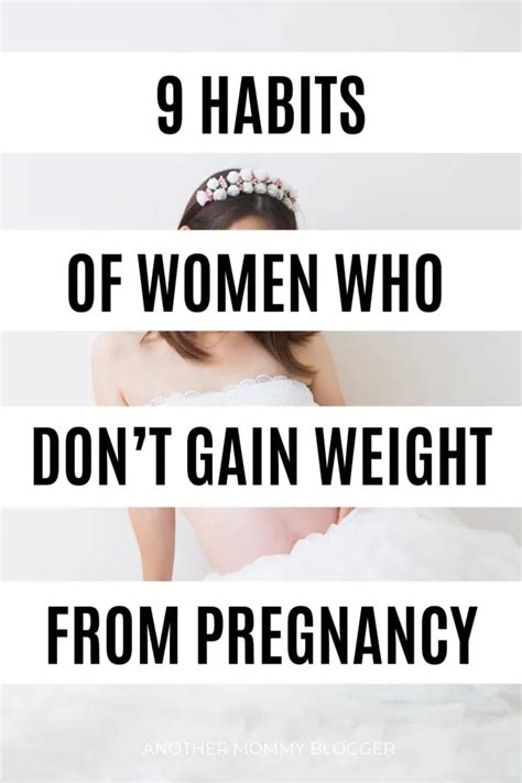 How To Avoid Weight Gain During Pregnancy In Schwanger Baby