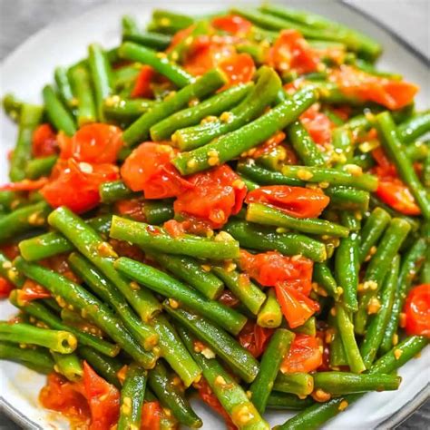 Green Beans In Tomato Sauce Cooktoria