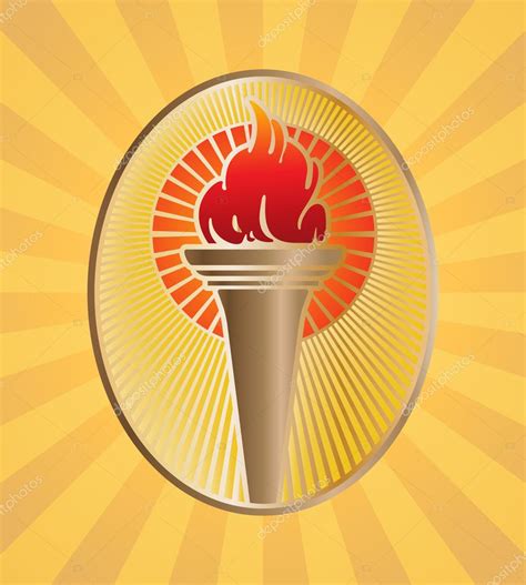 Olympic Flame Stock Vector Emaria