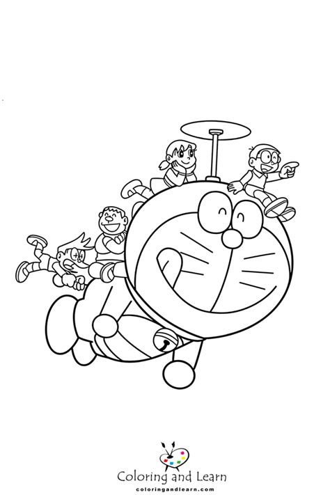 Doraemon Coloring Pages Free 2025 Coloring And Learn