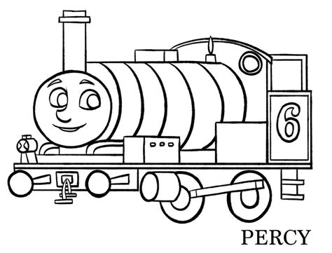 thomas and percy coloring pages — Kid Shay