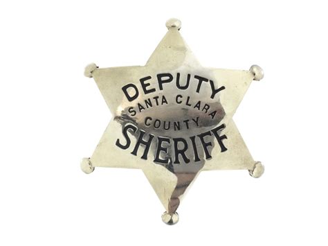 Lot Santa Clara Co Ca Deputy Sheriffs Badge