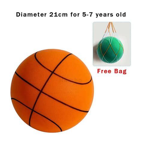 Silent Basketball Size Squeezable Mute Bouncing Basketball Indoor