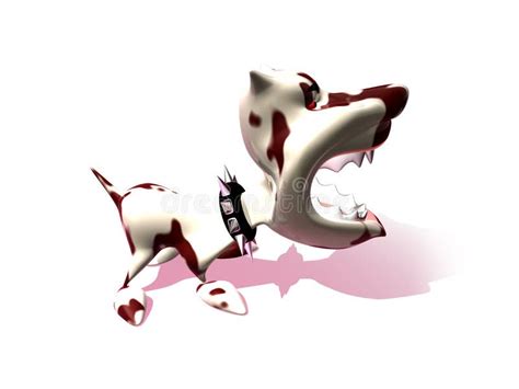 Agressieve hond stock illustratie. Illustration of hoofd - 1009655 