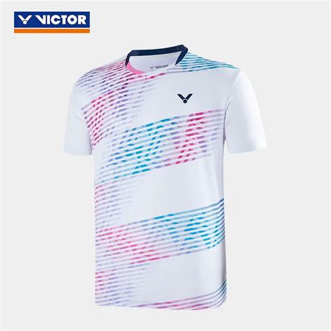 Victor Badminton Jersey Tournament Men Badminton T Shirt Victor T