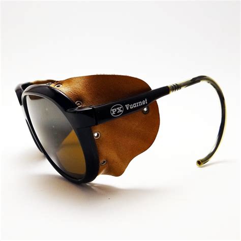 Vintage Ski Glasses By Vuarnet With Leather