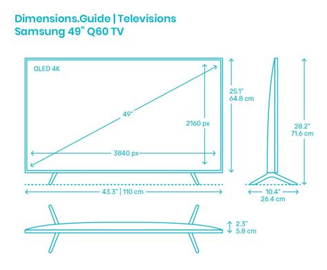 Samsung 49" Q60 TV | Architecture model house, Interior design drawings ...