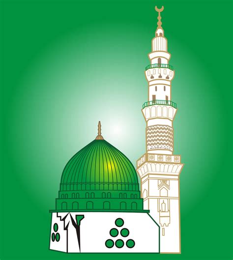 Drawing Of Masjid E Nabvi Komseq