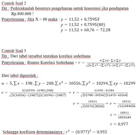 Detail Contoh Soal Korelasi Dan Regresi Koleksi Nomer 49