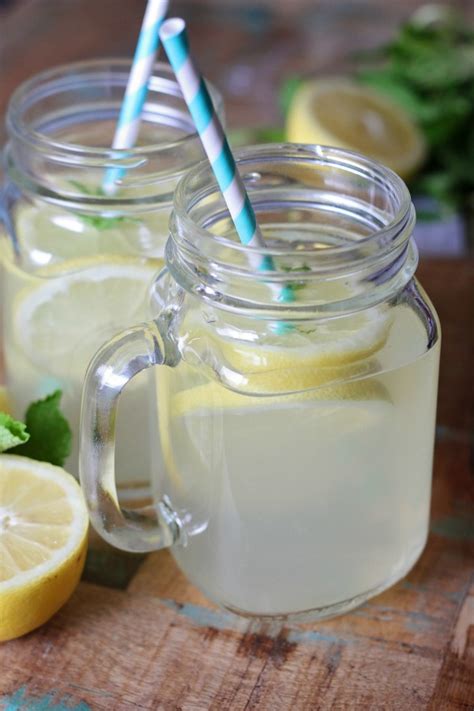 Homemade Lemonade With Real Lemons And Honey Primally Inspired