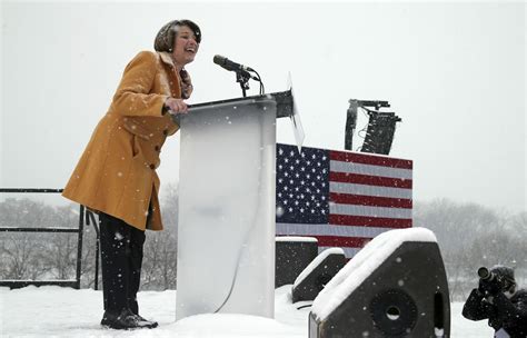 Amy Klobuchars Kick Off Had The Best Visuals Of Any Presidential