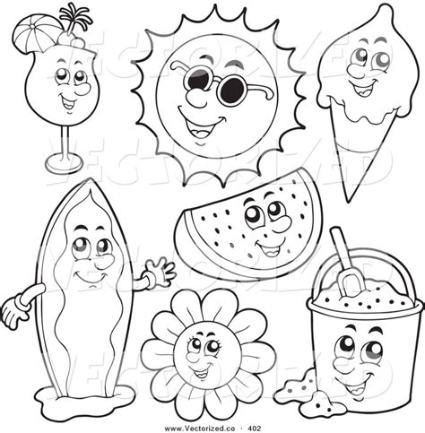 Summer Colouring Pages For Preschool At Free