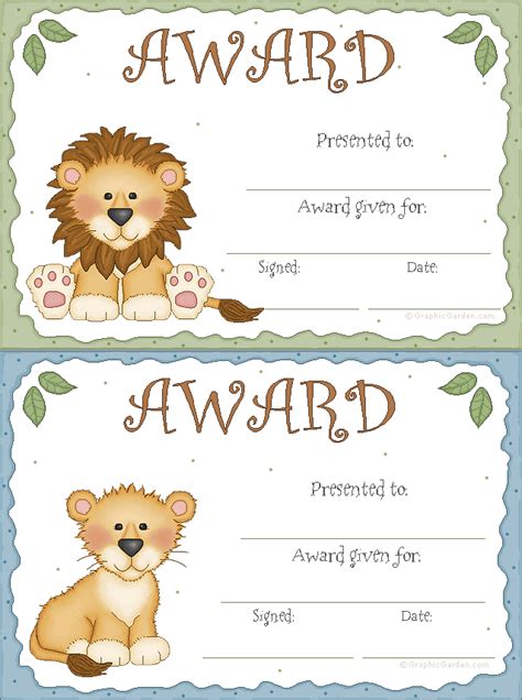 Free Printable School awards | Free printable certificate templates ...