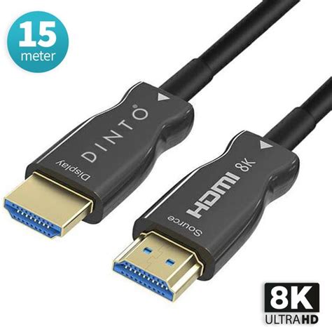 Dinto Aoc Hdmi Kabel Glasvezel Meter K Hdmi Naar Hdmi