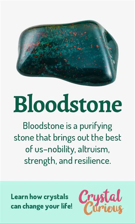 Bloodstone Healing Properties & Benefits | Crystal Curious