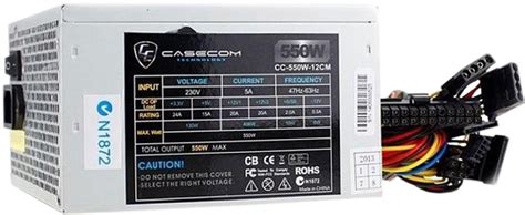 Блок питания Casecom 550W Bulk (CM 550 ATX) – фото, отзывы ...