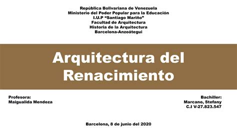 An Lisis De Obras Arquitect Nicas Stefany Marcano Ppt