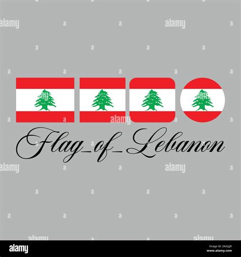Flag Of Lebanon Stock Vector Image And Art Alamy