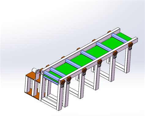 一种带钢自动送料装置的设计【三维sw】【7张cad图纸说明书】solidworks 2012模型图纸下载 懒石网